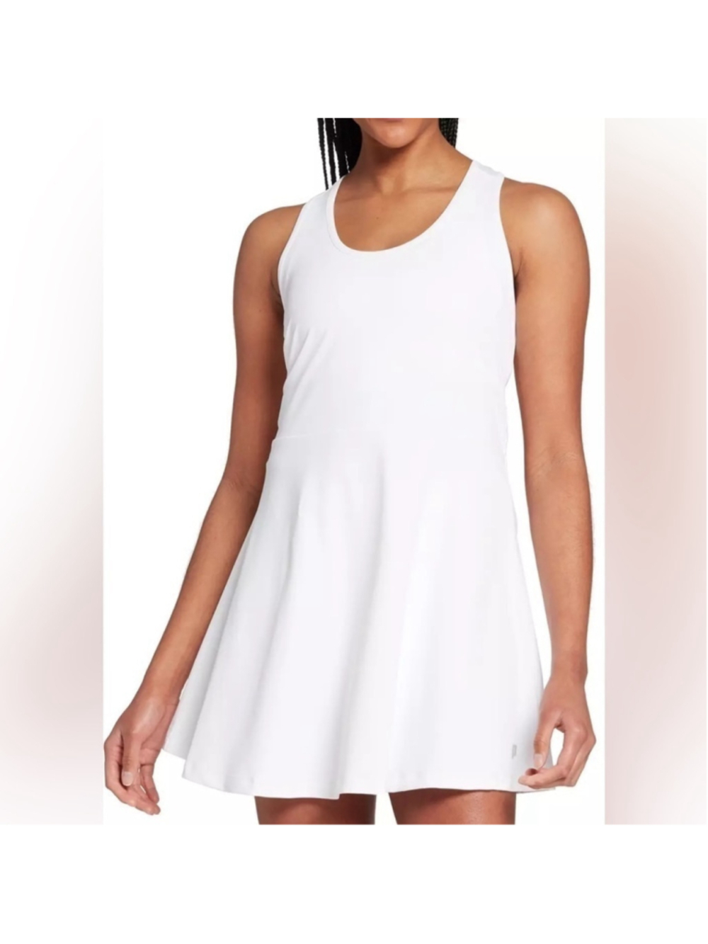 Womens Prince white tennis dress with built in shorts size m